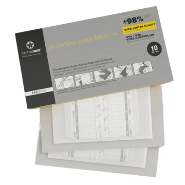 TattooMed® Protection Film MILKY Patch  ( 10 x 20cm )