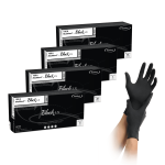 MaiMed® - Black LX - Latex Handschuh - schwarz