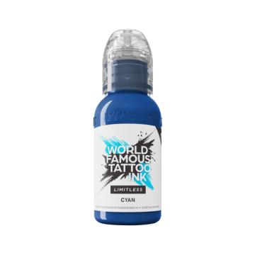 World Famous Limitless Tattoo Ink - Cyan 29 ml